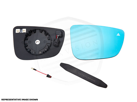ApexVision Blue Tinted Side View Mirror Glass Set - Mercedes-Benz W463A G-Wagon