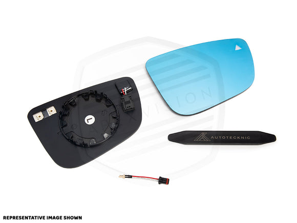 ApexVision Blue Tinted Side View Mirror Glass Set - Mercedes-Benz W463A G-Wagon