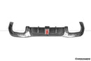 Carbonado 2017-2020 Mercedes Benz S63 W222 Sedan BRS Style Rear Diffuser w/ LED Light and Exhaust Tips-5