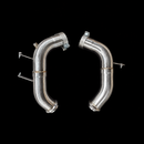 Project Gamma Mercedes-AMG GT C192 stainless exhaust connecting pipes