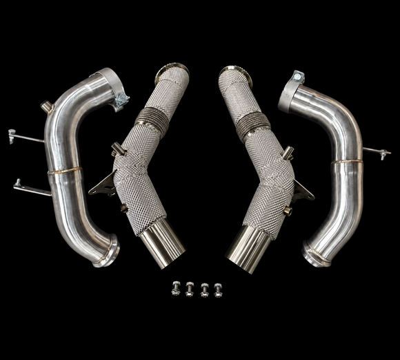 Project Gamma Mercedes-AMG GT 55 GT 63 C192 downpipe and exhaust pipe package