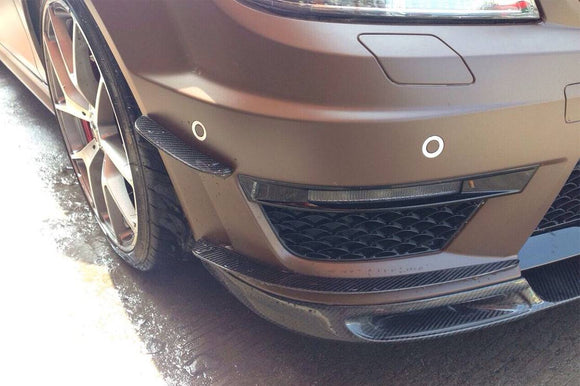 2012-2014 Mercedes Benz W204 C63 AMG Sedan Coupe BK Style Front Canard