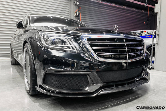 Carbonado 2017-2020 Mercedes Benz W222 Sedan BRS-2019 Style Front Bumper