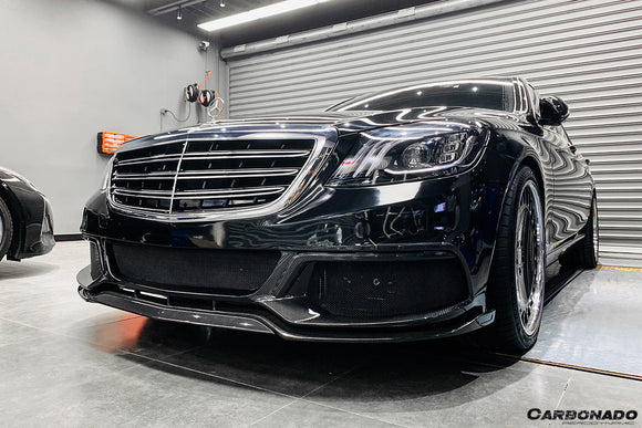 Carbonado 2017-2020 Mercedes Benz W222 Sedan BRS-2019 Style Front Bumper