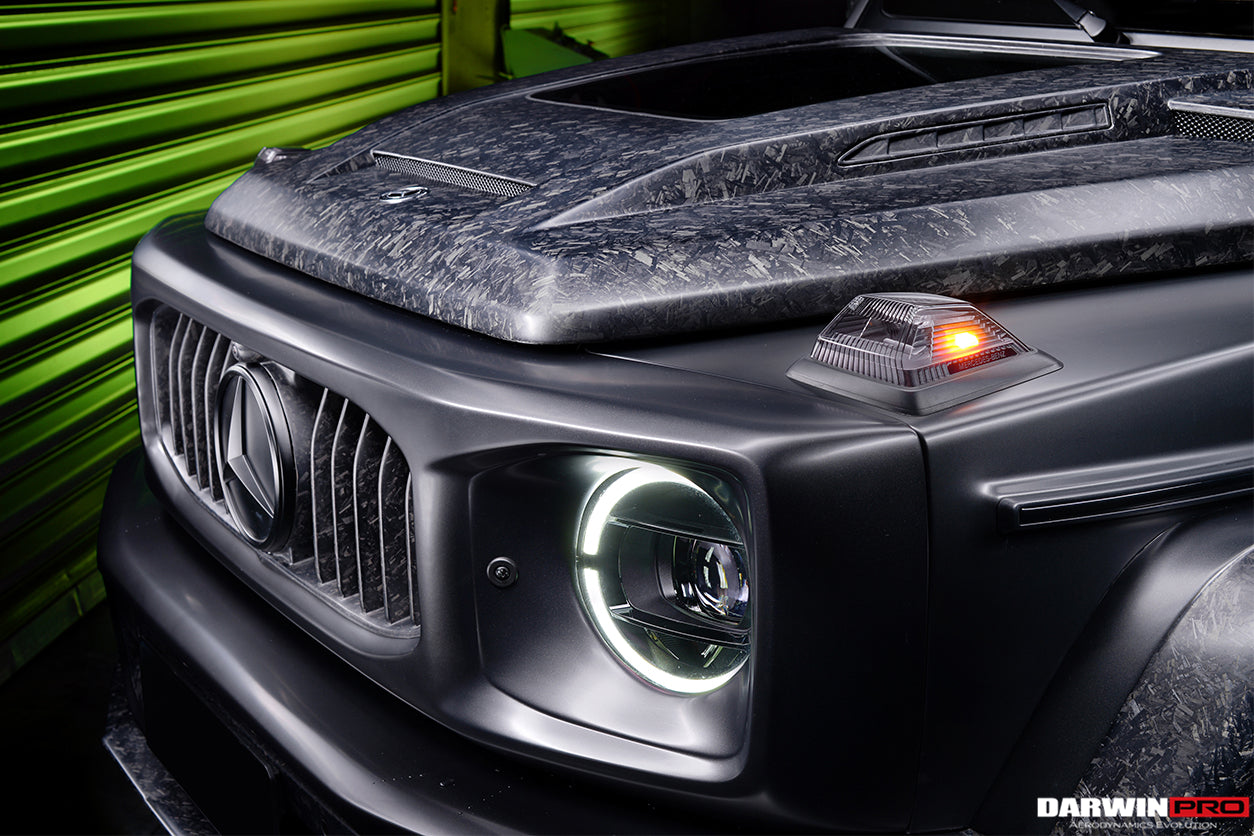 2019-2023 Mercedes Benz W464 G-Class G Wagon G500 & G550 & G63AMG IMP Performance Partial Carbon Fiber Hood - 0