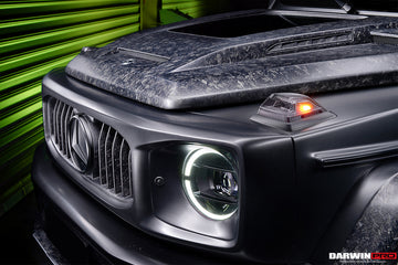 2019-2023 Mercedes Benz W464 G-Class G Wagon G500 & G550 & G63AMG IMP Performance Partial Carbon Fiber Hood - 0