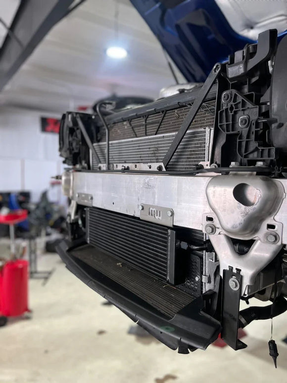 Installed ModalWorks E63 M177.2 split transmission cooler with -10AN lines