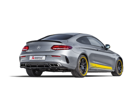 Akrapovic 16-17 AMG C63 Coupe Evolution Line Cat Back (Titanium) w/ Carbon Tips (Req. Link Pipe) - 0