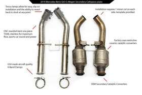 Fabspeed Mercedes-Benz G63 AMG 2nd link comp. Pipes with XperTune Performance Software (2019-2024) - 0