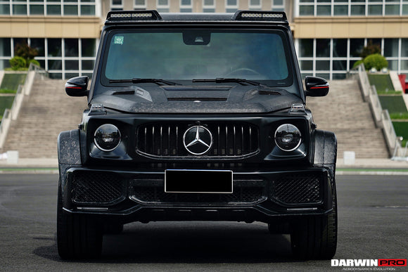 2019-2023 Mercedes Benz W464 G-Class G Wagon G500 & G550 & G63AMG IMP Performance Partial Carbon Fiber Hood