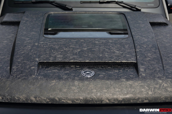 2019-2023 Mercedes Benz W464 G-Class G Wagon G500 & G550 & G63AMG IMP Performance Partial Carbon Fiber Hood