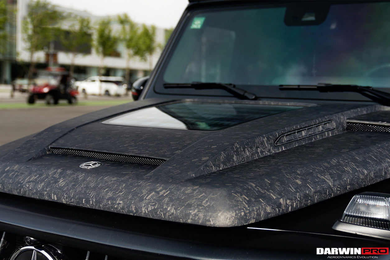 2019-2023 Mercedes Benz W464 G-Class G Wagon G500 & G550 & G63AMG IMP Performance Partial Carbon Fiber Hood