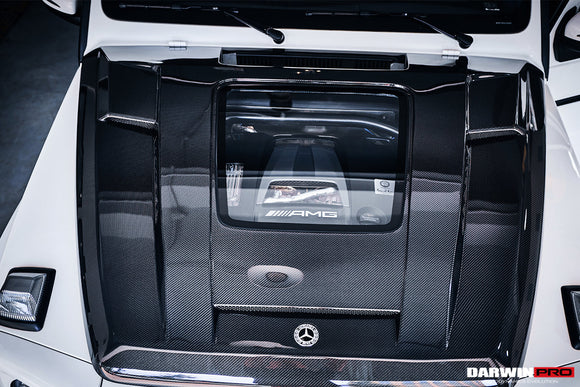 2019-2023 Mercedes Benz W464 G-Class G Wagon G500 & G550 & G63AMG IMP Performance Partial Carbon Fiber Hood