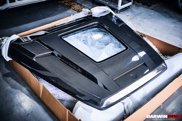 2019-2023 Mercedes Benz W464 G-Class G Wagon G500 & G550 & G63AMG IMP Performance Partial Carbon Fiber Hood