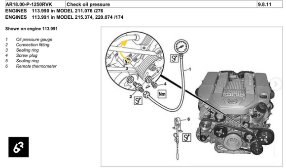 M113K Oil Filter Cover