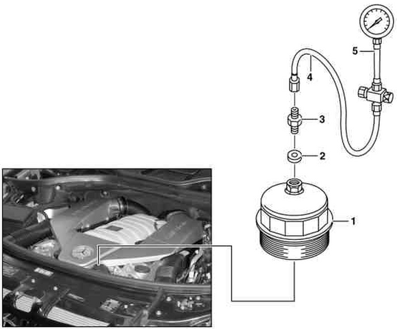 M156 Oil Filter Cover