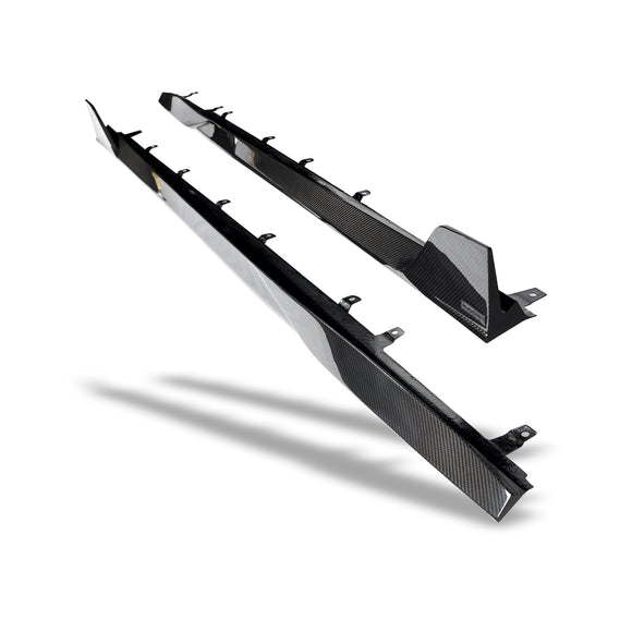 BMW M8 F93 Carbon Fiber Side Skirts