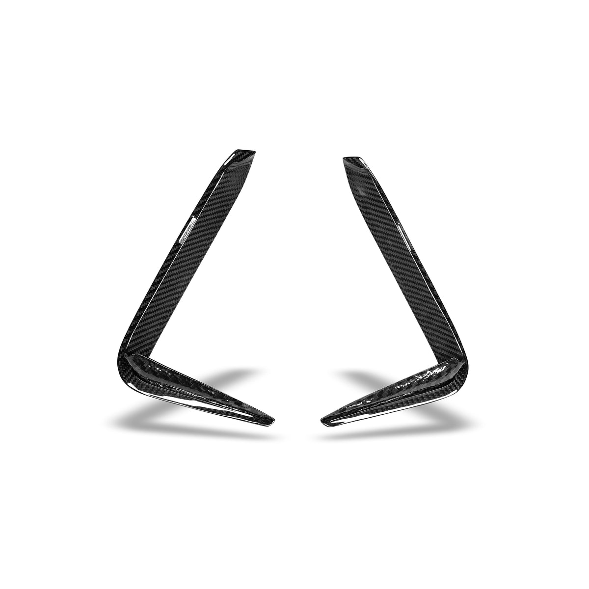 BMW M8 F91 F92 F93 Carbon Fiber Rear Bumper Canards | Zefer Performance