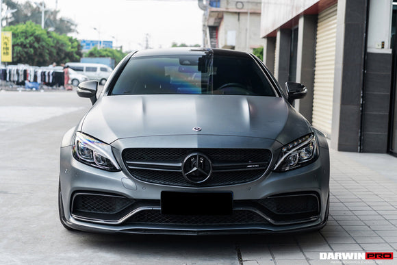 DarwinPRO Aerodynamics 2014-2021 Mercedes Benz C-Class W205/ S-Class W222 C217/ E-Class W213 2/4 Door Dry Carbon Fiber Mirror Housing Replacement