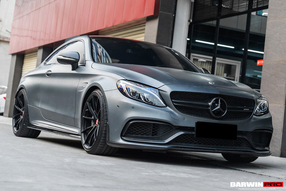 DarwinPRO Aerodynamics 2014-2021 Mercedes Benz C-Class W205/ S-Class W222 C217/ E-Class W213 2/4 Door Dry Carbon Fiber Mirror Housing Replacement