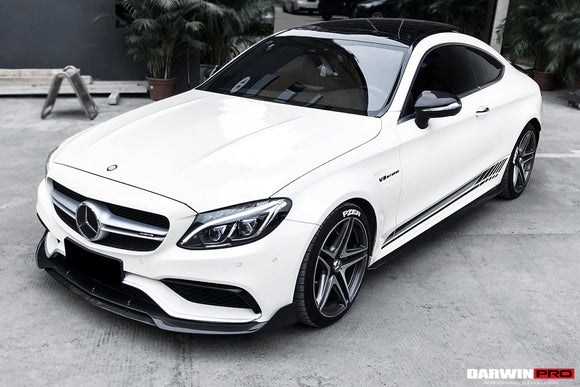 DarwinPRO Aerodynamics 2014-2021 Mercedes Benz C-Class W205/ S-Class W222 C217/ E-Class W213 2/4 Door Dry Carbon Fiber Mirror Housing Replacement