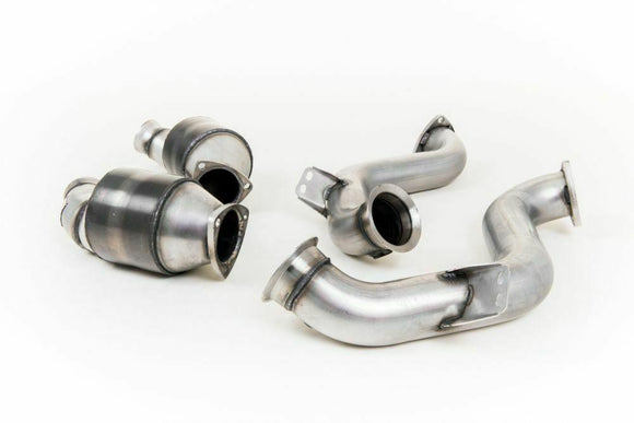 Milltek C63/C63 S (W205) Saloon & E63S AMG (W213) 4.0 Bi-Turbo V8 Hi-Flow Sports Cat and Downpipe