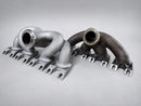 Side profile of ModalWorks M177 manifold and factory manifold with 46 mm entry