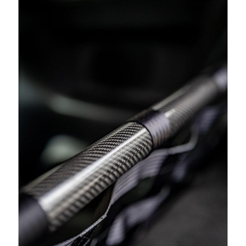 Rear seat delete fullkit V2 - Double strut bar, net and carpet for Mercedes Benz C63 AMG W204