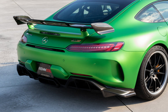 RENNtech | C190 | AMG GT R | Rear Wing Lip w/End Plates | Carbon Fiber