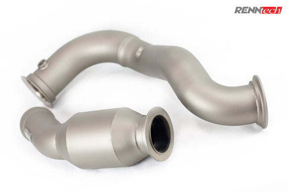RENNtech 200-Cell Sport Catted Downpipes – AMG GT / GT S / GT C / GT R C190 M178 – product image 2