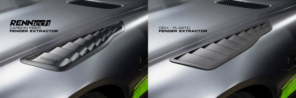 RENNtech | 190 - AMG GT | Fender Extractors | Carbon Fiber