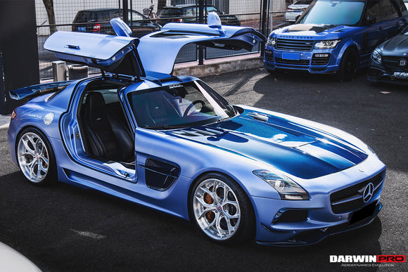 DarwinPRO Aerodynamics DarwinPRO 2010-2015 Mercedes Benz W197 SLS AMG BKSS Style Front Bumper