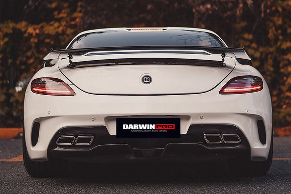 DarwinPRO Aerodynamics DarwinPRO 2010-2015 Mercedes Benz W197 SLS AMG BKSS Style Rear Bumper