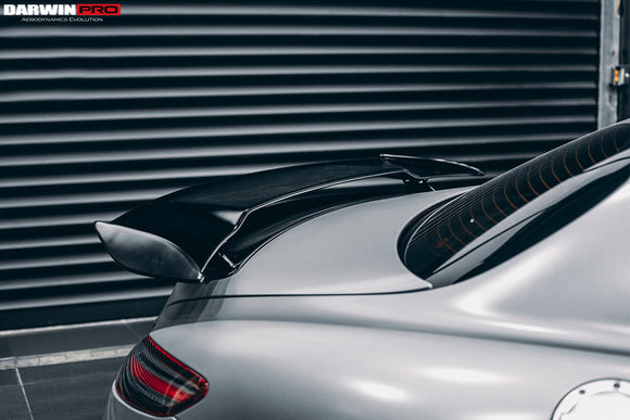 DarwinPRO Aerodynamics DarwinPRO 2010-2015 Mercedes Benz W197 SLS AMG BKSS Style Carbon Fiber Trunk Spoiler