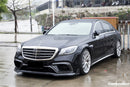 Carbonado 2017-2020 Mercedes Benz S63 W222 Sedan BRS Style Front Air Vents-5