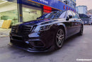 Carbonado 2017-2020 Mercedes Benz S63 W222 Sedan BRS Style Front Lip-13
