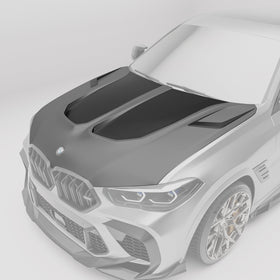 BMW X6M F96 PRE LCI Carbon Fiber Hood - 0