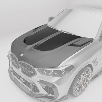 BMW X6M F96 PRE LCI Carbon Fiber Hood - 0