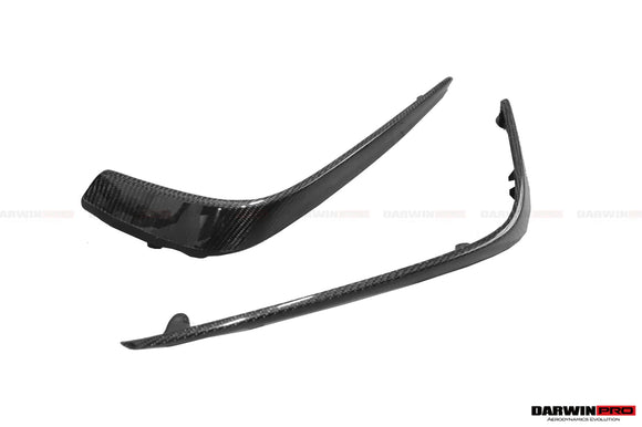 2015-2021 Mercedes Benz W205 C63/S AMG Carbon Fiber Front Canards