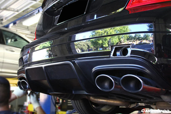 2008-2011 Mercedes Benz W204 C63 AMG AK Style Carbon Fiber Rear Lip