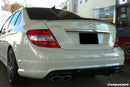 2008-2011 Mercedes Benz W204 C63 AMG AK Style Carbon Fiber Rear Lip-5