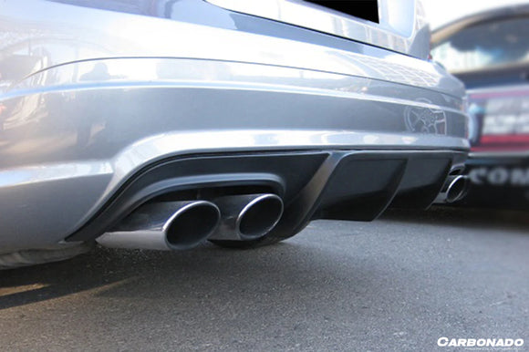 2008-2011 Mercedes Benz W204 C63 AMG AK Style Carbon Fiber Rear Lip