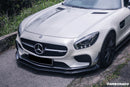 2015-2017 Mercedes Benz AMG GT/GTS RS Style Carbon Fiber Front Canards-4