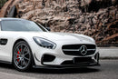 2015-2017 Mercedes Benz AMG GT/GTS RS Style Carbon Fiber Front Canards-3