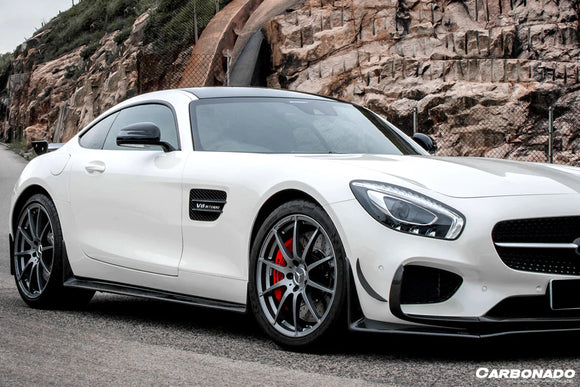 2015-2017 Mercedes Benz AMG GT/GTS RS Style Carbon Fiber Front Canards