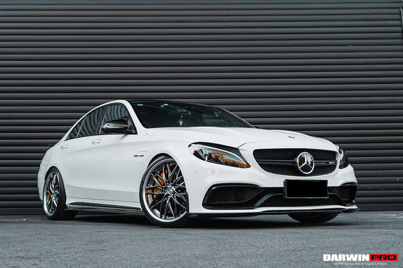 2015-2021 Mercedes Benz W205 C63/S AMG Sedan BKSS Style Carbon Fiber Front Lip