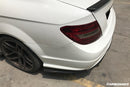 2012-2014 Mercedes Benz W204 C63 AMG RZS Style Carbon Fiber Rear Bumper Caps-5