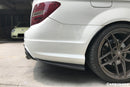 2012-2014 Mercedes Benz W204 C63 AMG RZS Style Carbon Fiber Rear Bumper Caps-7