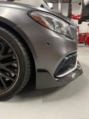 W205 Carbon fiber front lip Coupe/Sedan-8