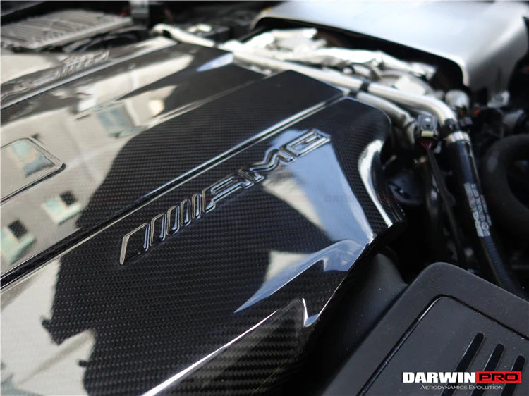 2015-2020 Mercedes Benz AMG GT/GTS Autoclave Carbon Fiber Engine Cover Replacement-4